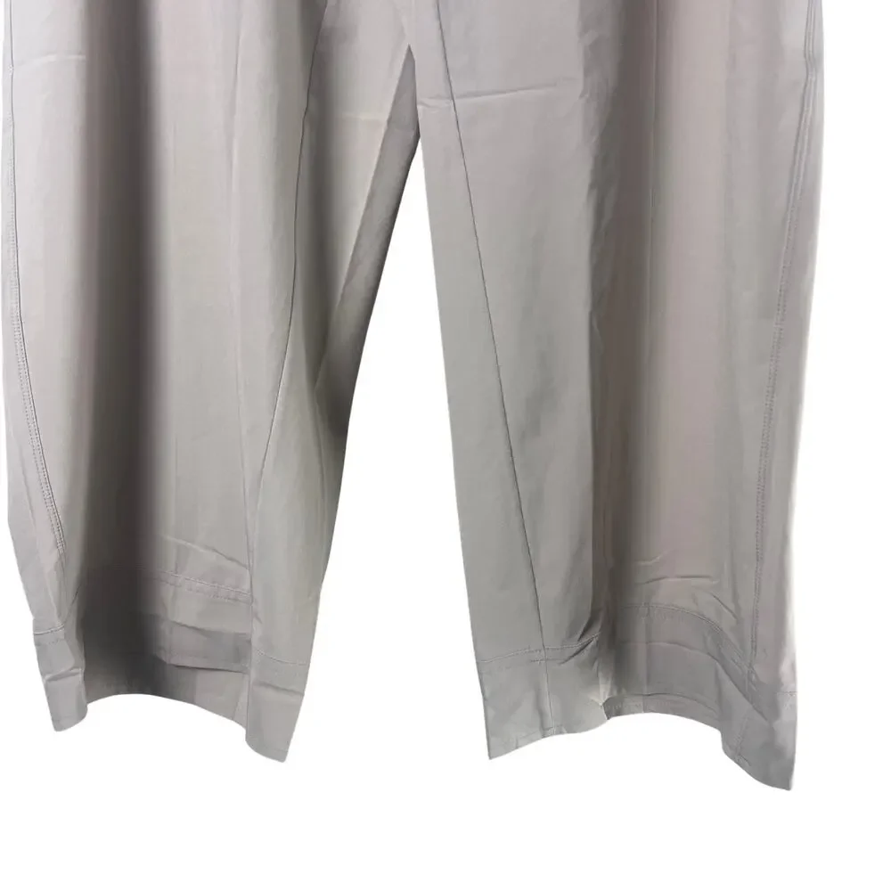 NWT Athleta Brooklyn Heights Pants Wide Leg Stretch Tan Cream Size 20 - Picture 6 of 12